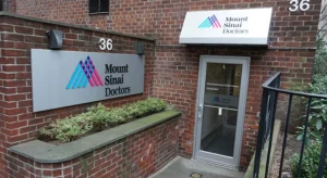 Exterior location of Mount Sinai Doctors practice in New York City